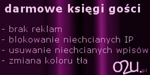 o2u.pl - darmowe ksi�gi go�ci